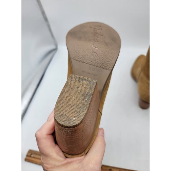 Matisse SOHO Brown Suede Ankle Boots Booties Boho Size 7.5 Trendy Minimalist - Picture 7 of 8